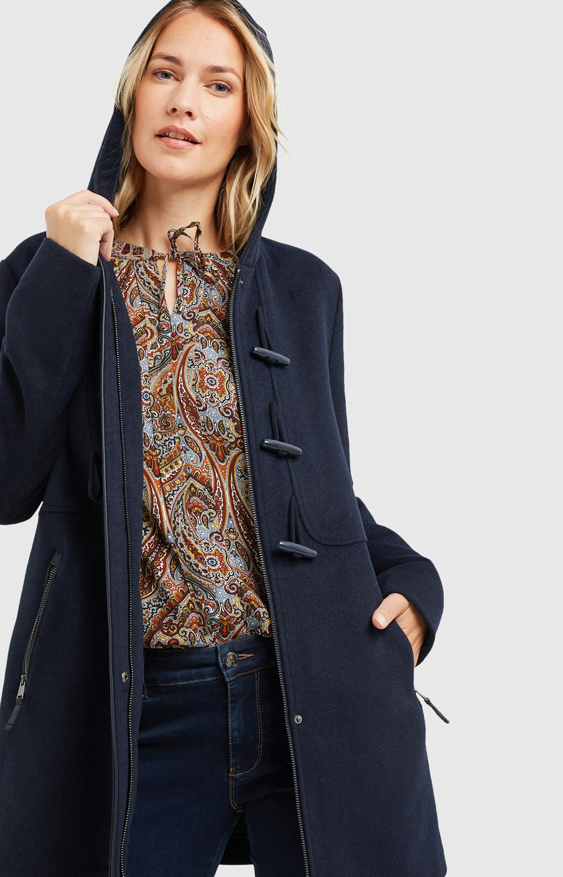 Dufflecoat in Dunkelblau