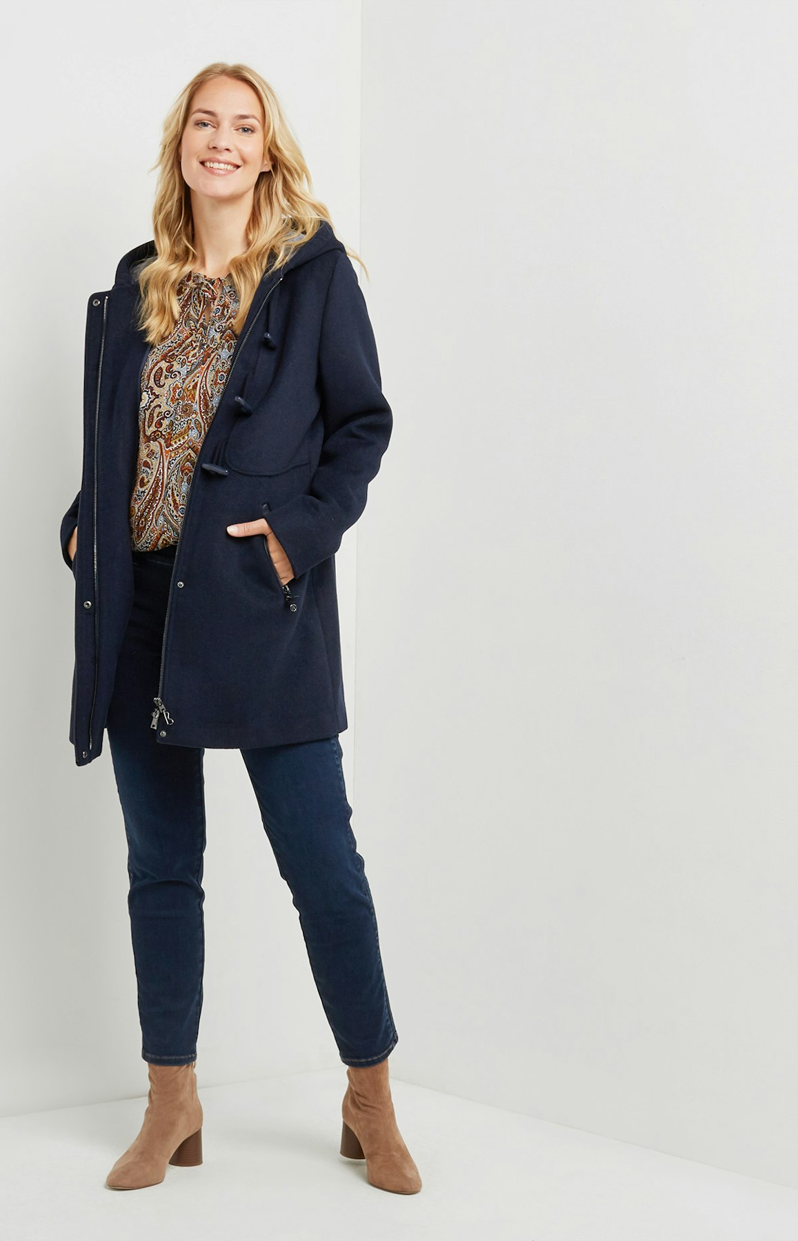 Dufflecoat in Dunkelblau