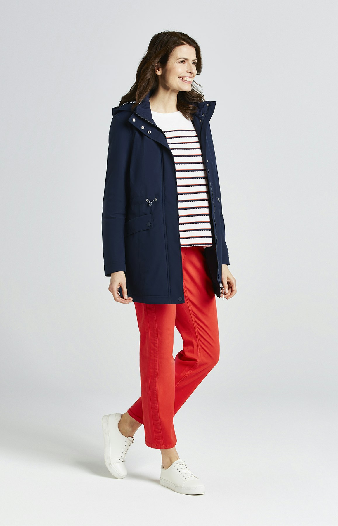 Softshellmantel mit Kapuze