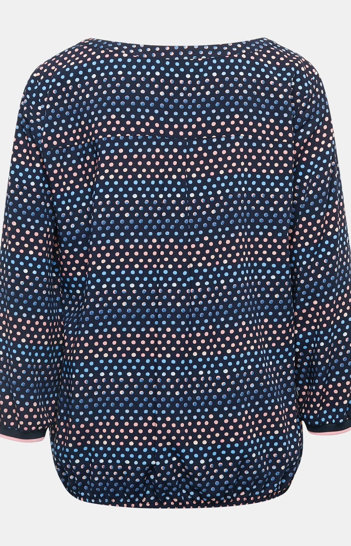 Shirtbluse mit Allover-Muster