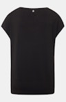 T-Shirt mit Allover-Muster in Schwarz