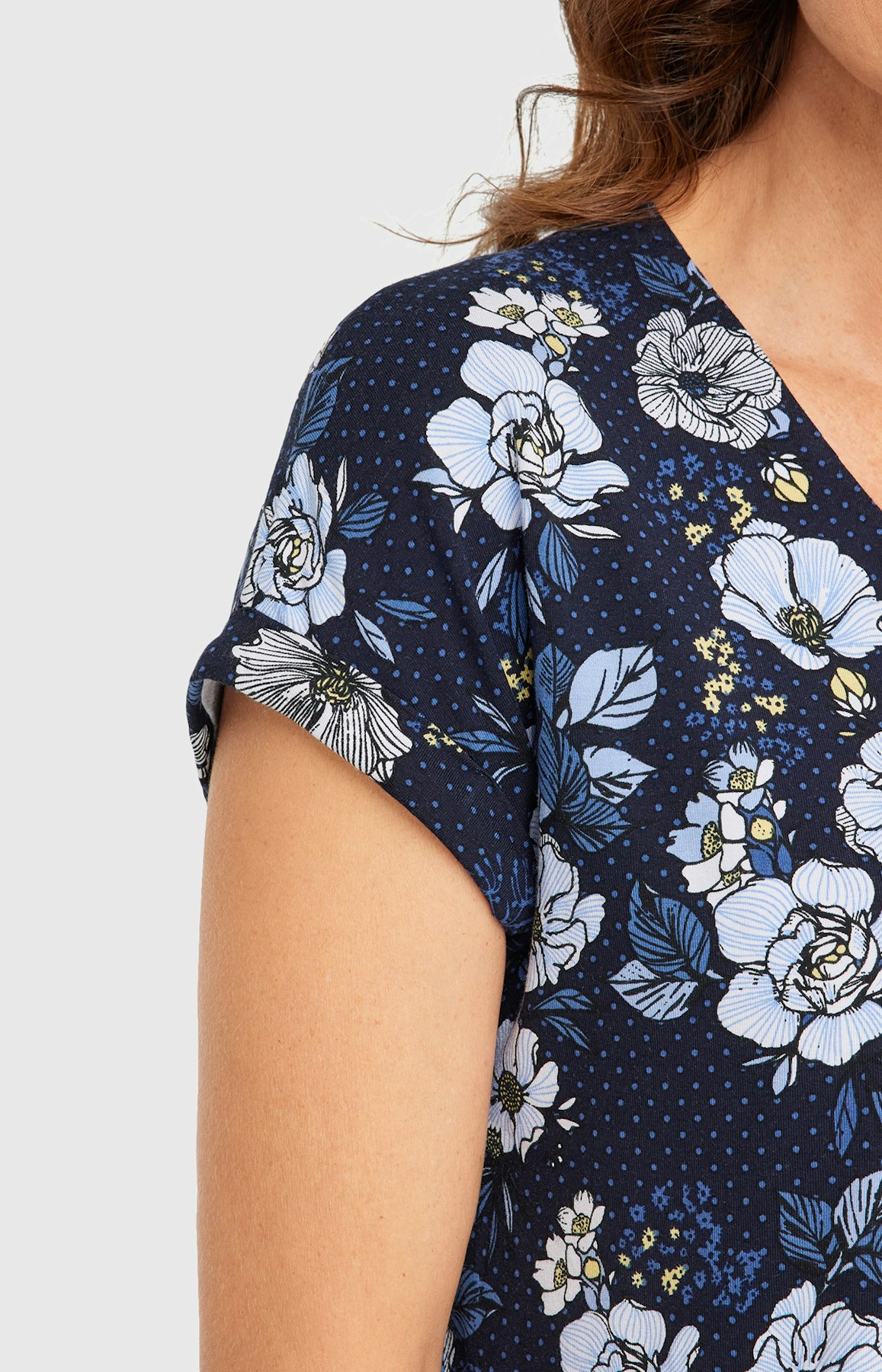 T-Shirt mit Allover-Muster