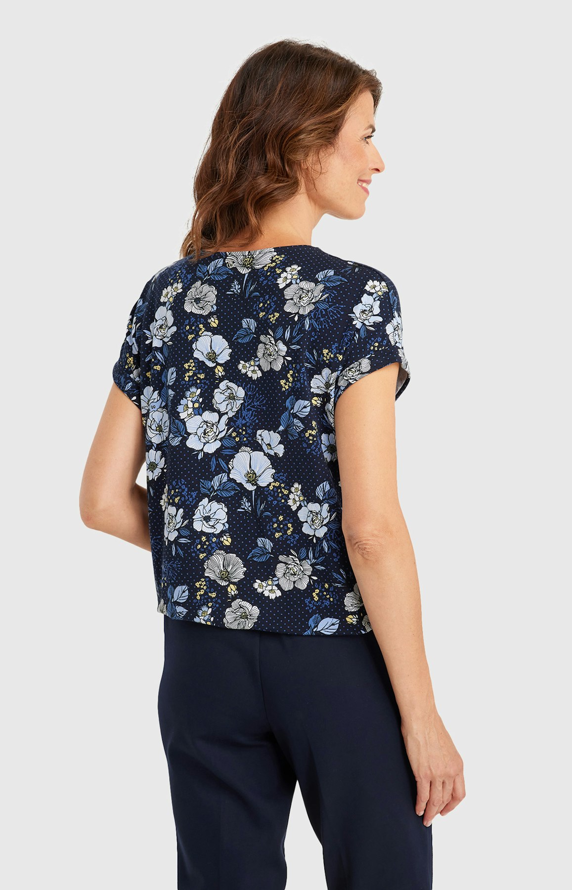 T-Shirt mit Allover-Muster