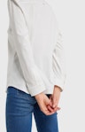 Bluse mit Knopfleiste in Weiß