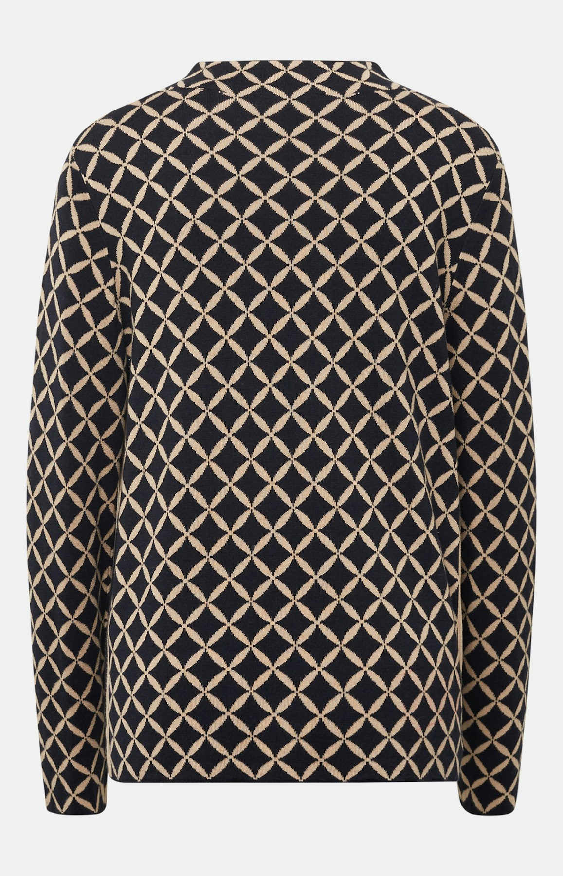 Pullover mit Strukturmuster in Schwarz