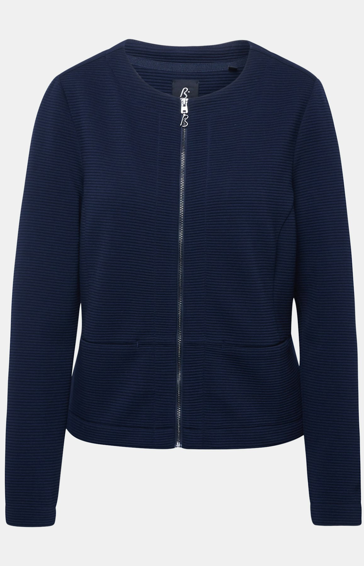 Blazer mit Karo-Muster in Blau