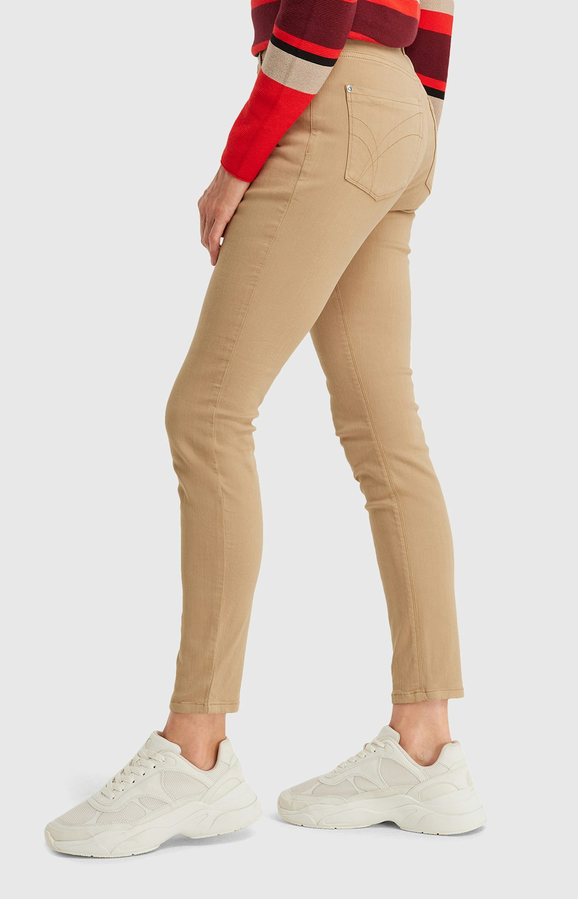 Regular Fit Jeans in Beige