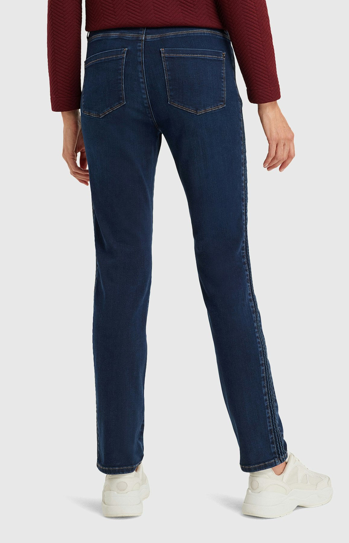 Jeans mit Galonstreifen