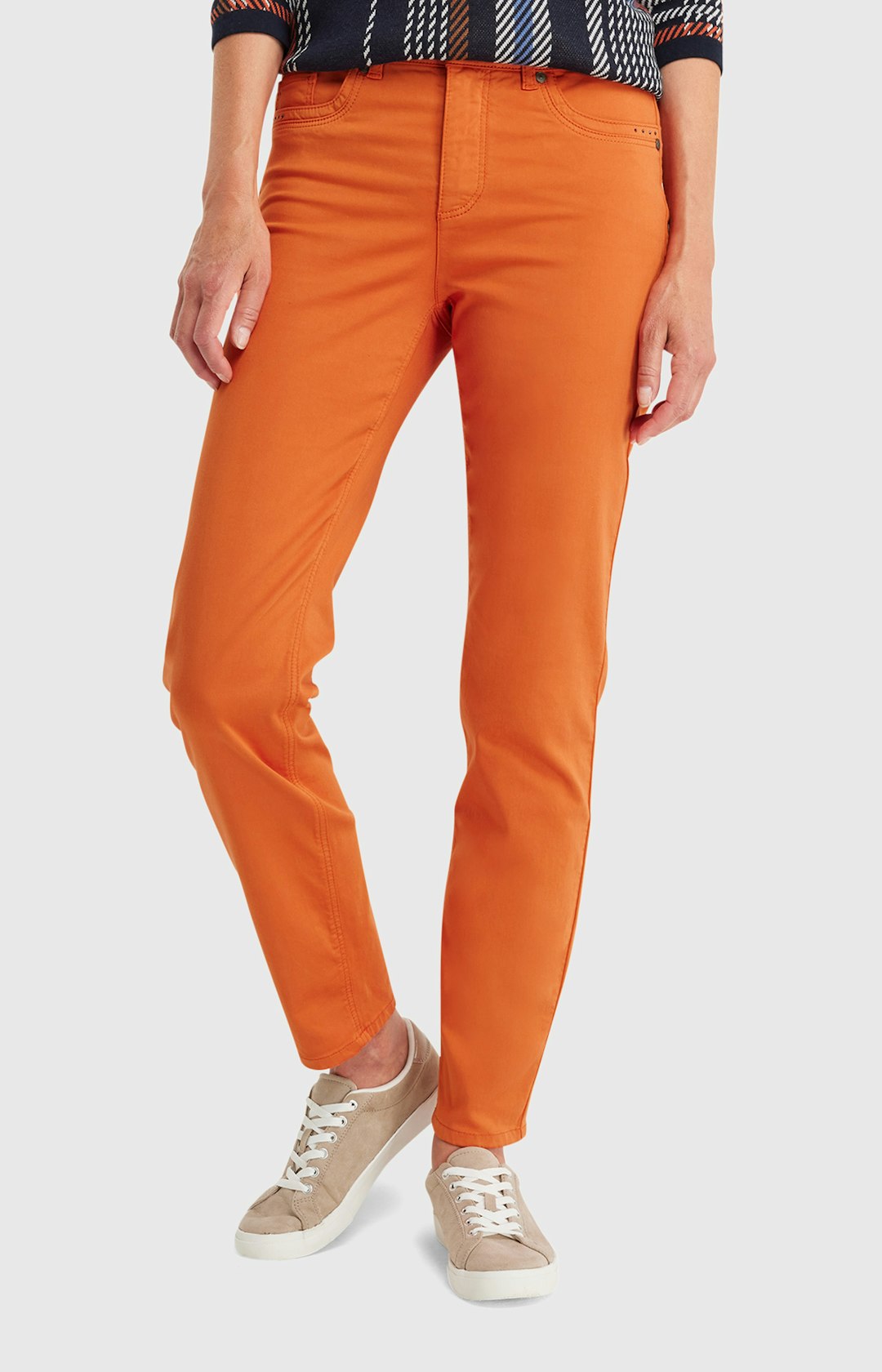 Regular Fit Jeans in Orange
