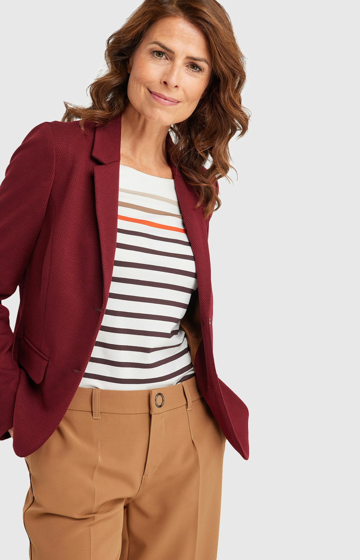 Blazer mit Strukturmuster