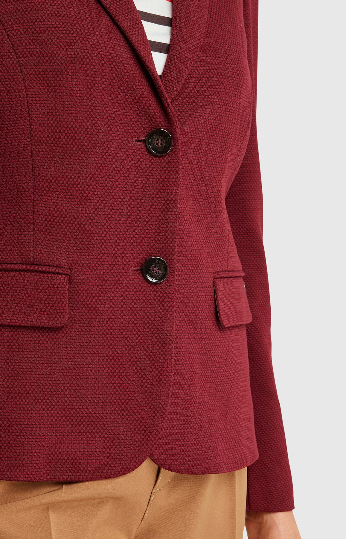 Blazer mit Strukturmuster