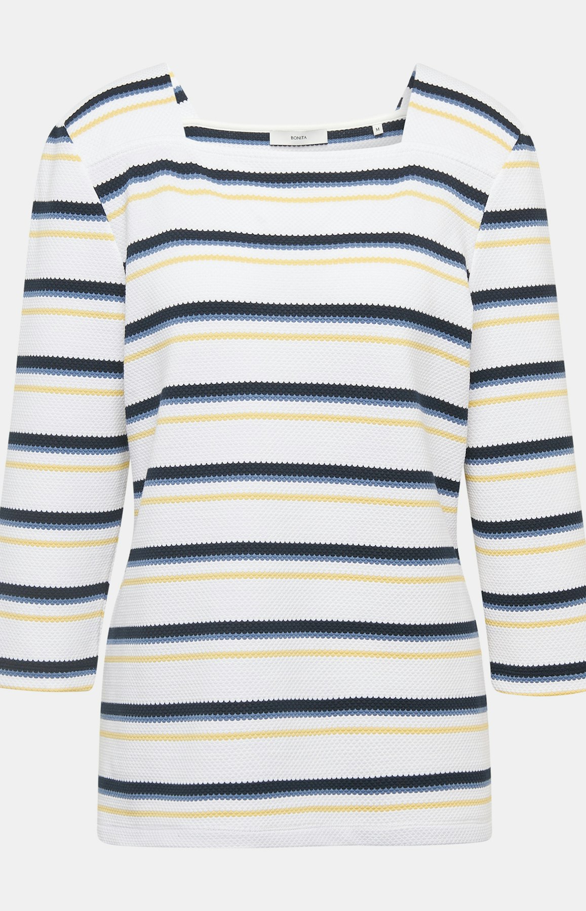 Shirt mit Streifenmuster in Weiß