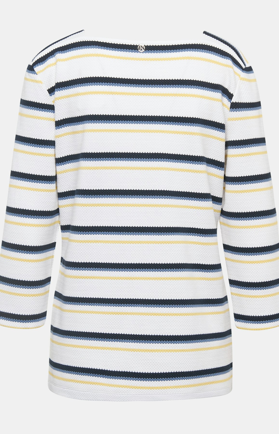 Shirt mit Streifenmuster in Weiß