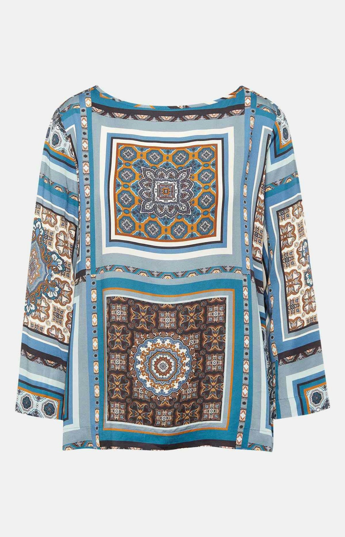 Bluse mit grafischem Muster