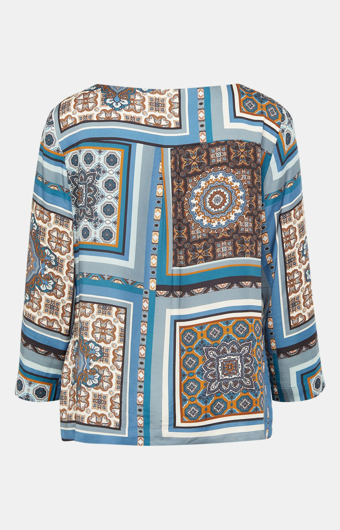 Bluse mit grafischem Muster