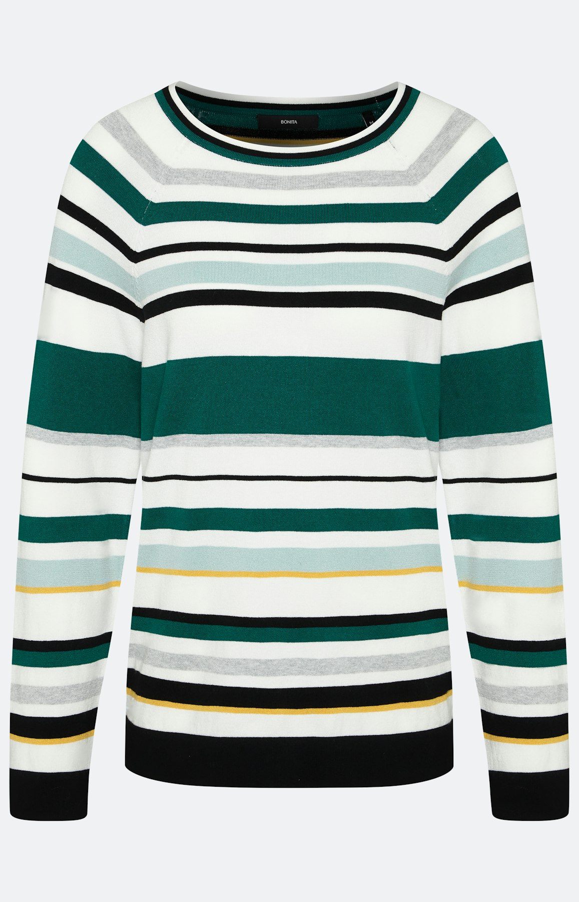 Strickpullover mit Streifen