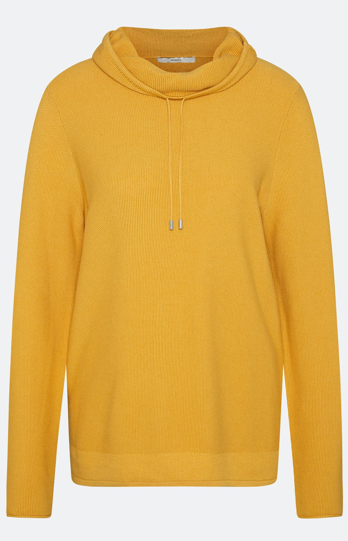 Strickpullover mit Schalkragen