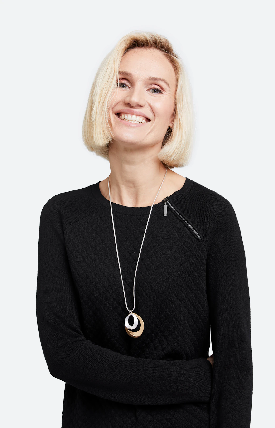 Strickkleid mit langem Arm