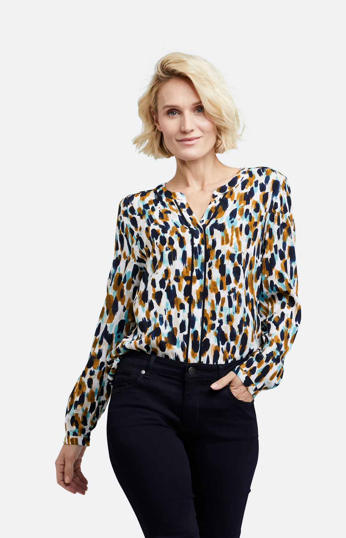 Bluse mit langem Ärmel