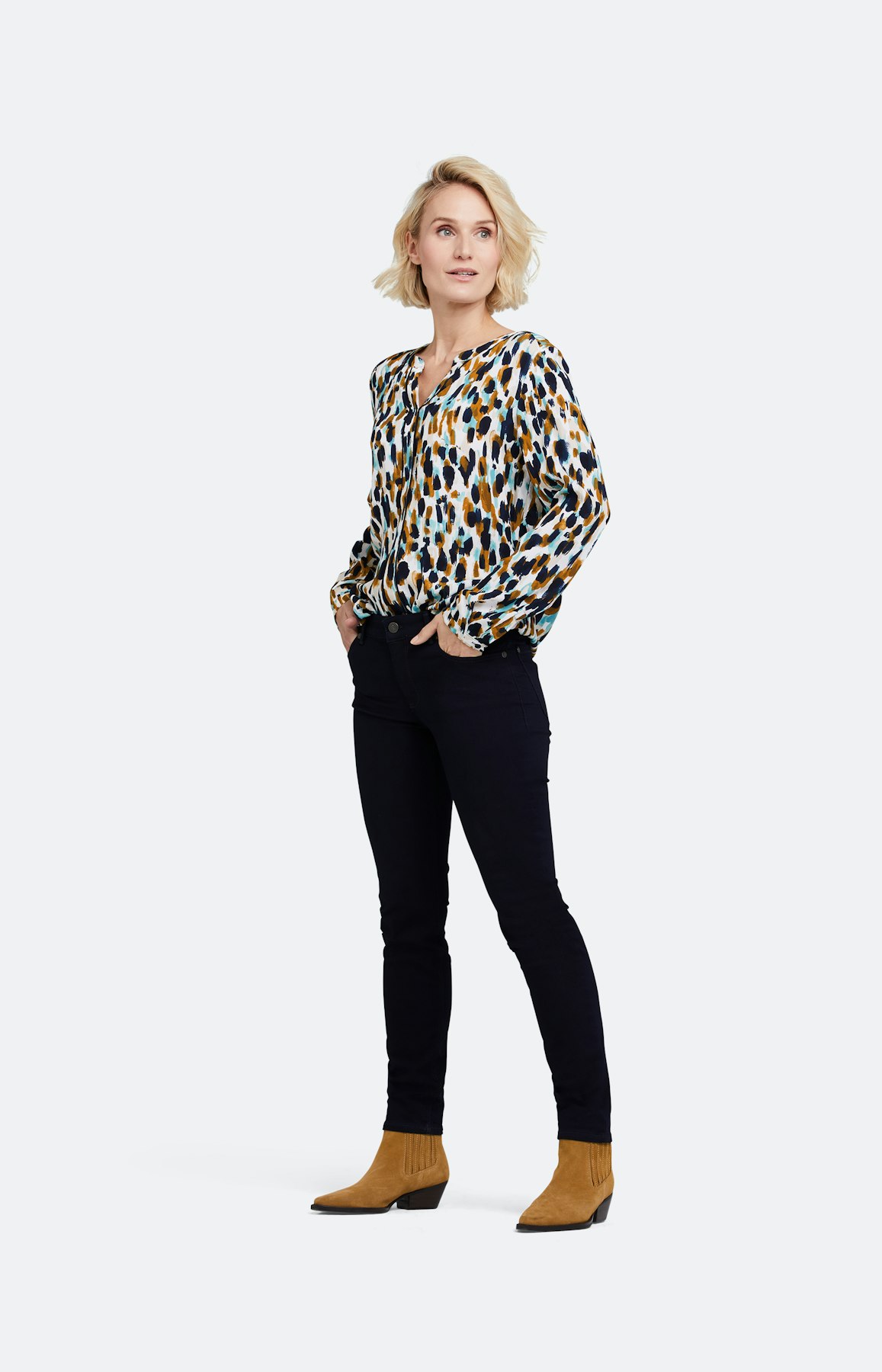 Bluse mit langem Ärmel