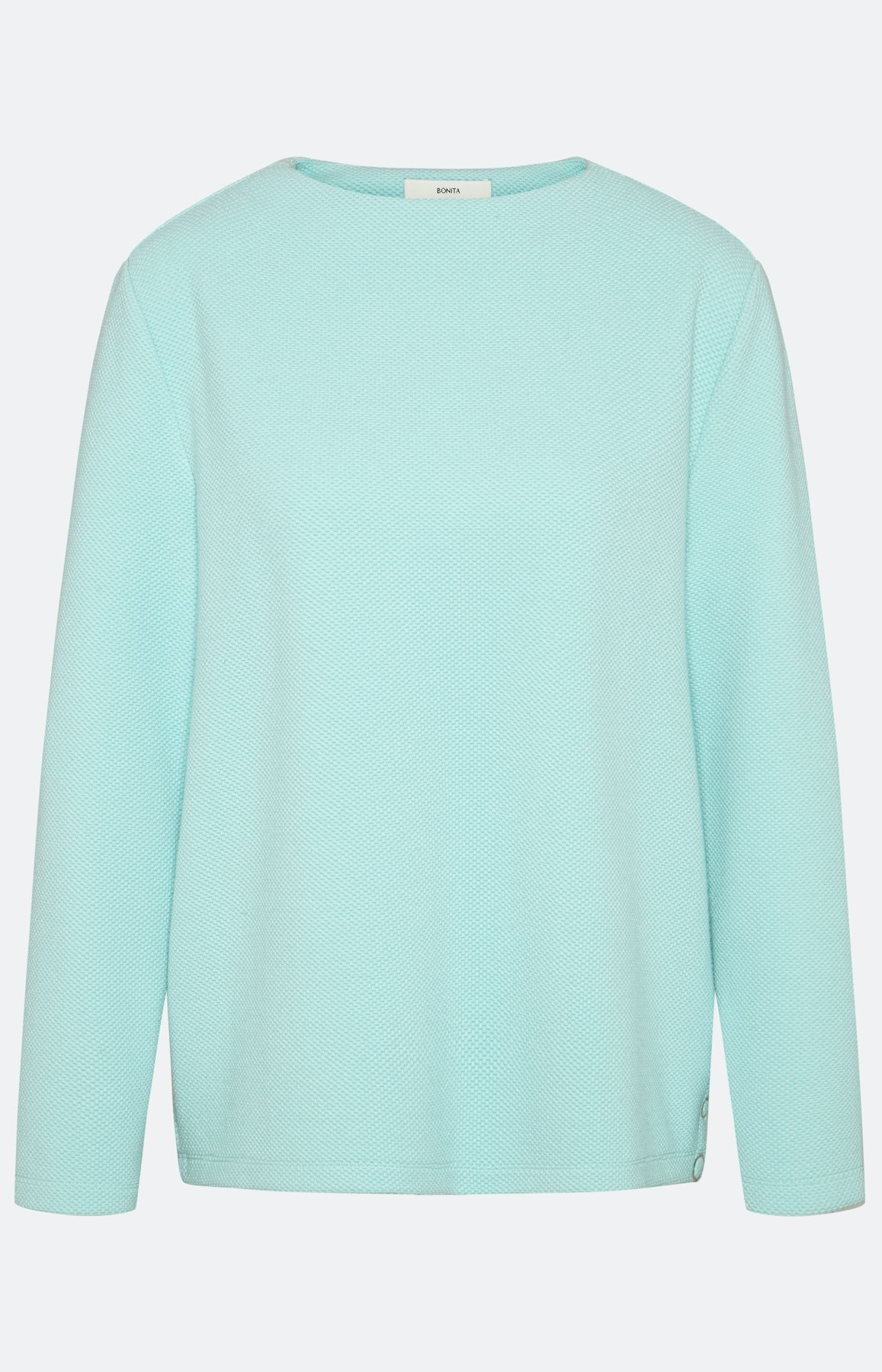 Strickpullover mit Stehkragen