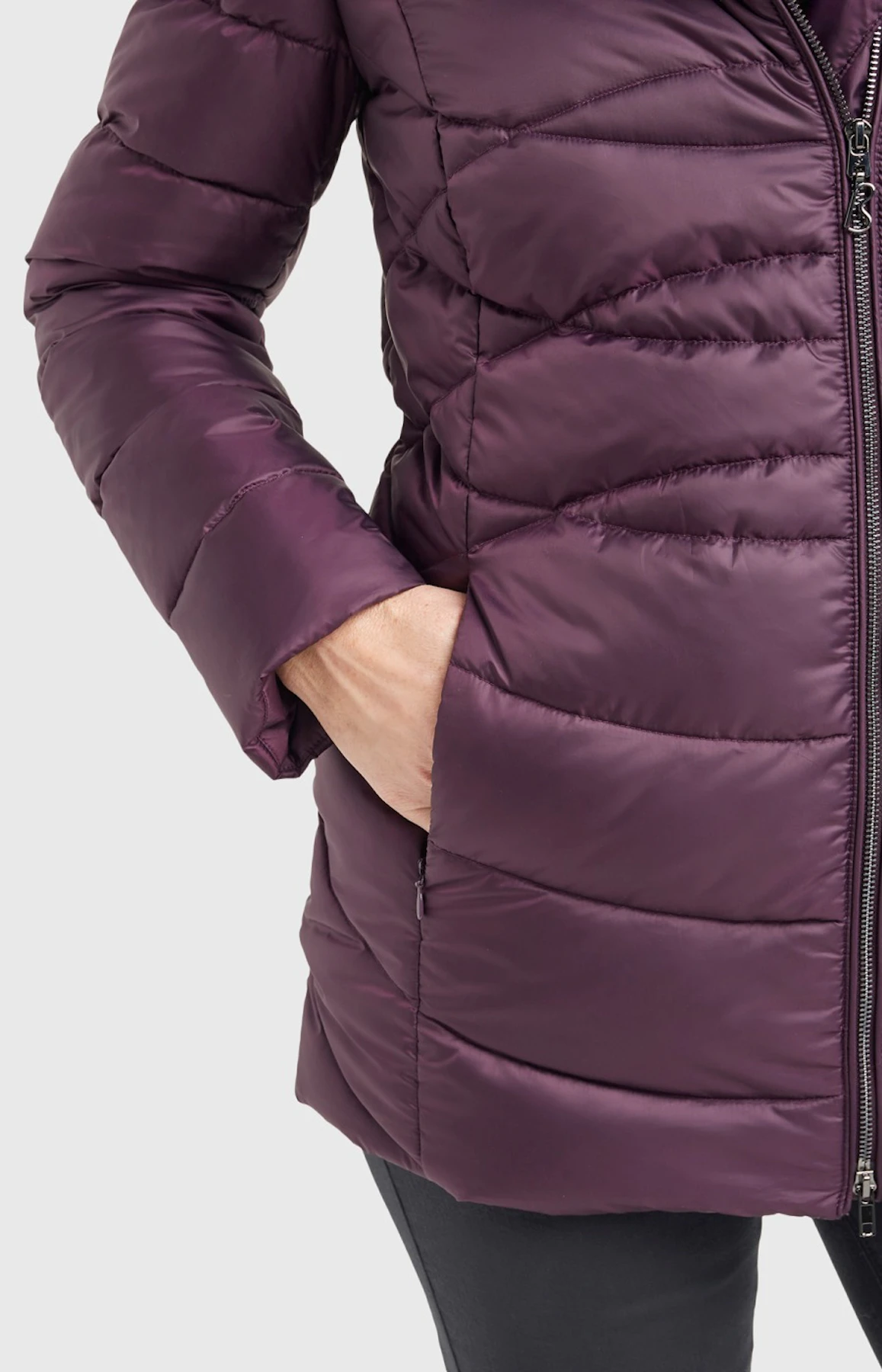 Steppjacke mit Stehkragen