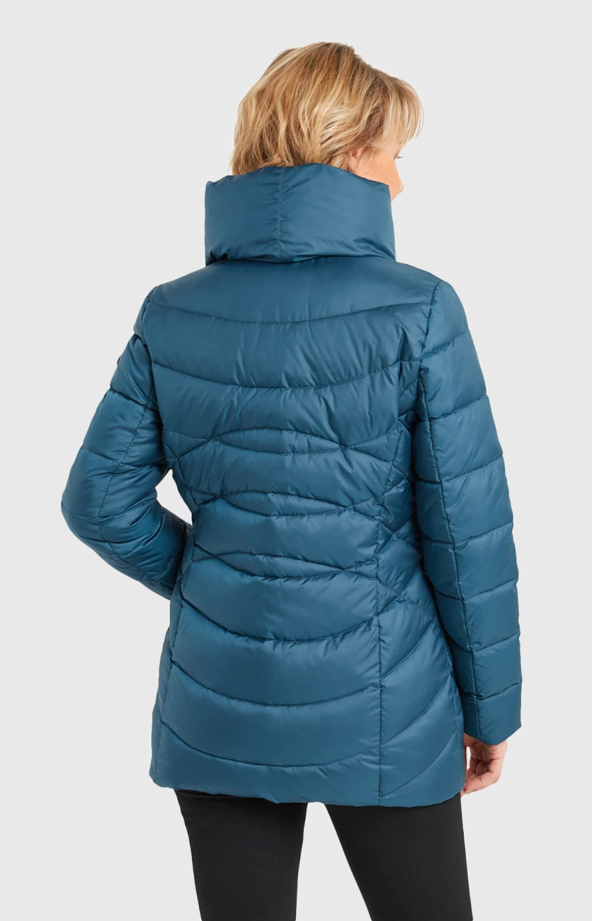 Steppjacke mit Stehkragen