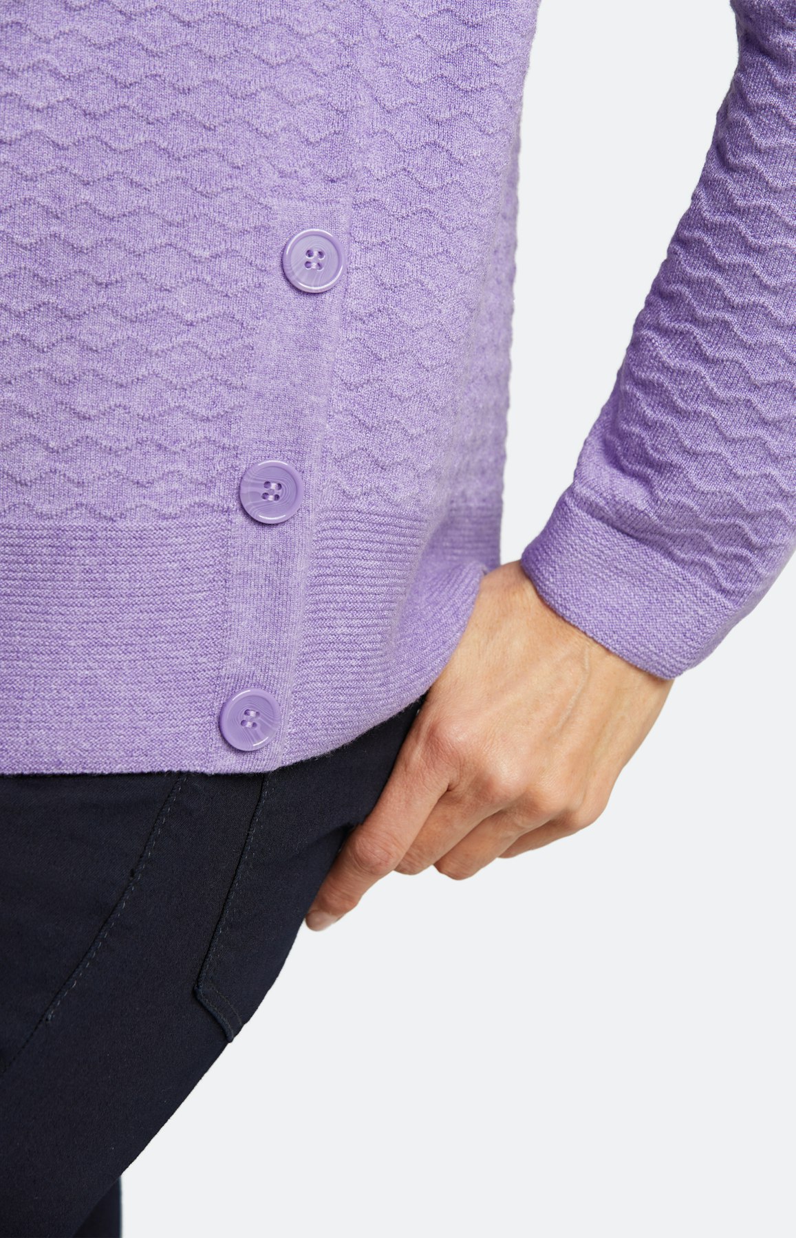 Strickpullover mit langem Arm