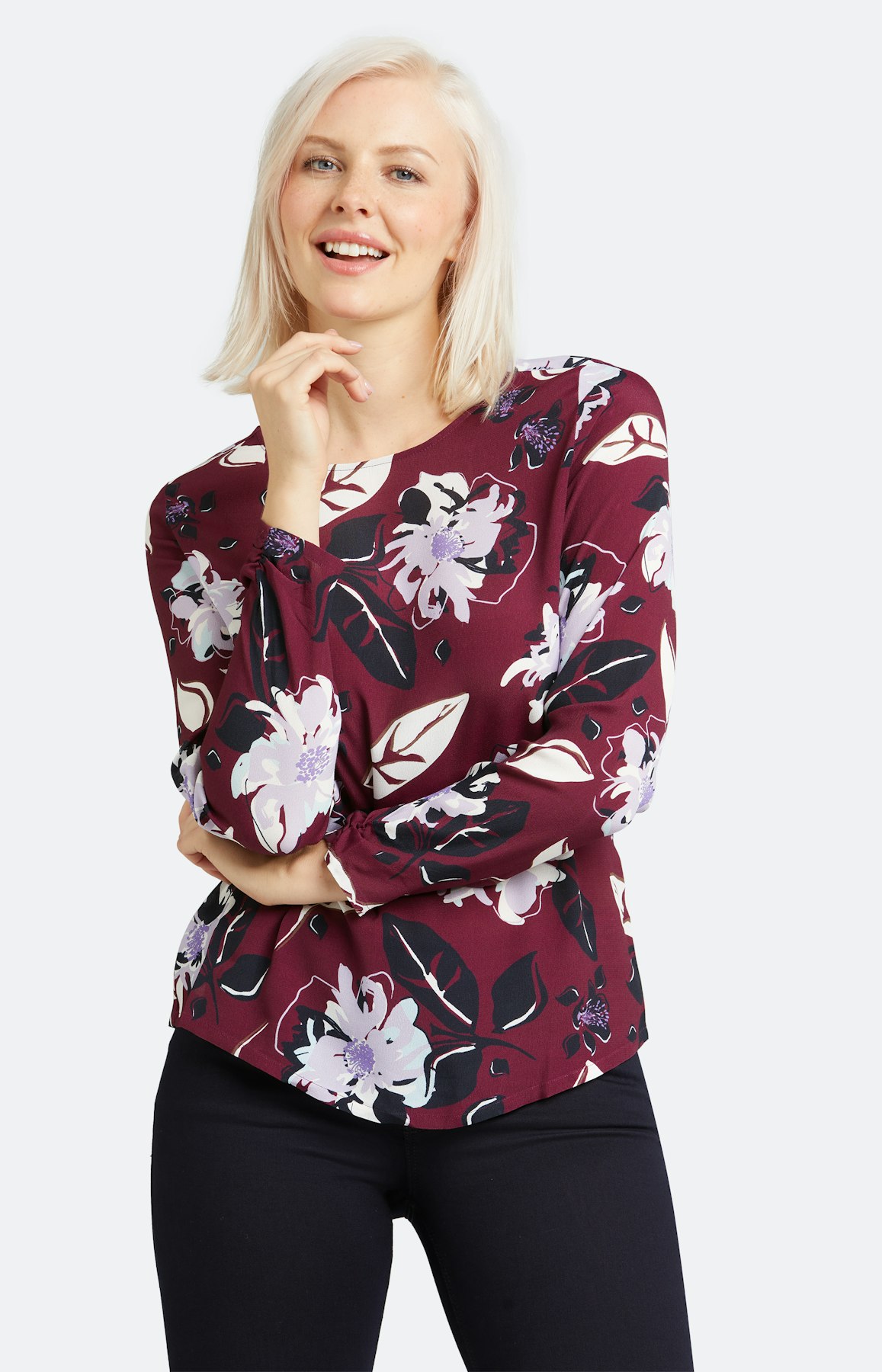 Bluse mit langem Arm