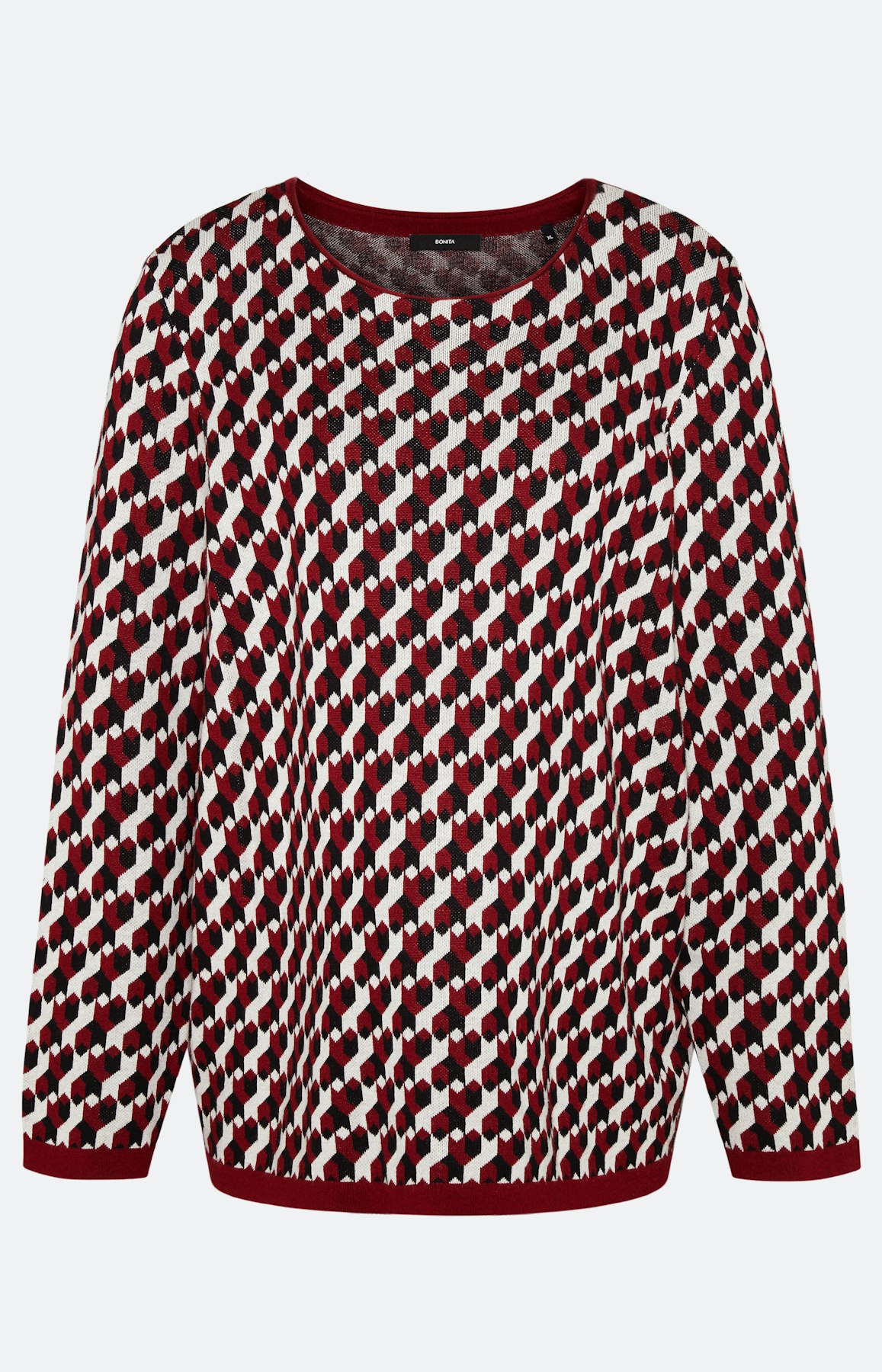 Strickpullover mit grafischem Muster