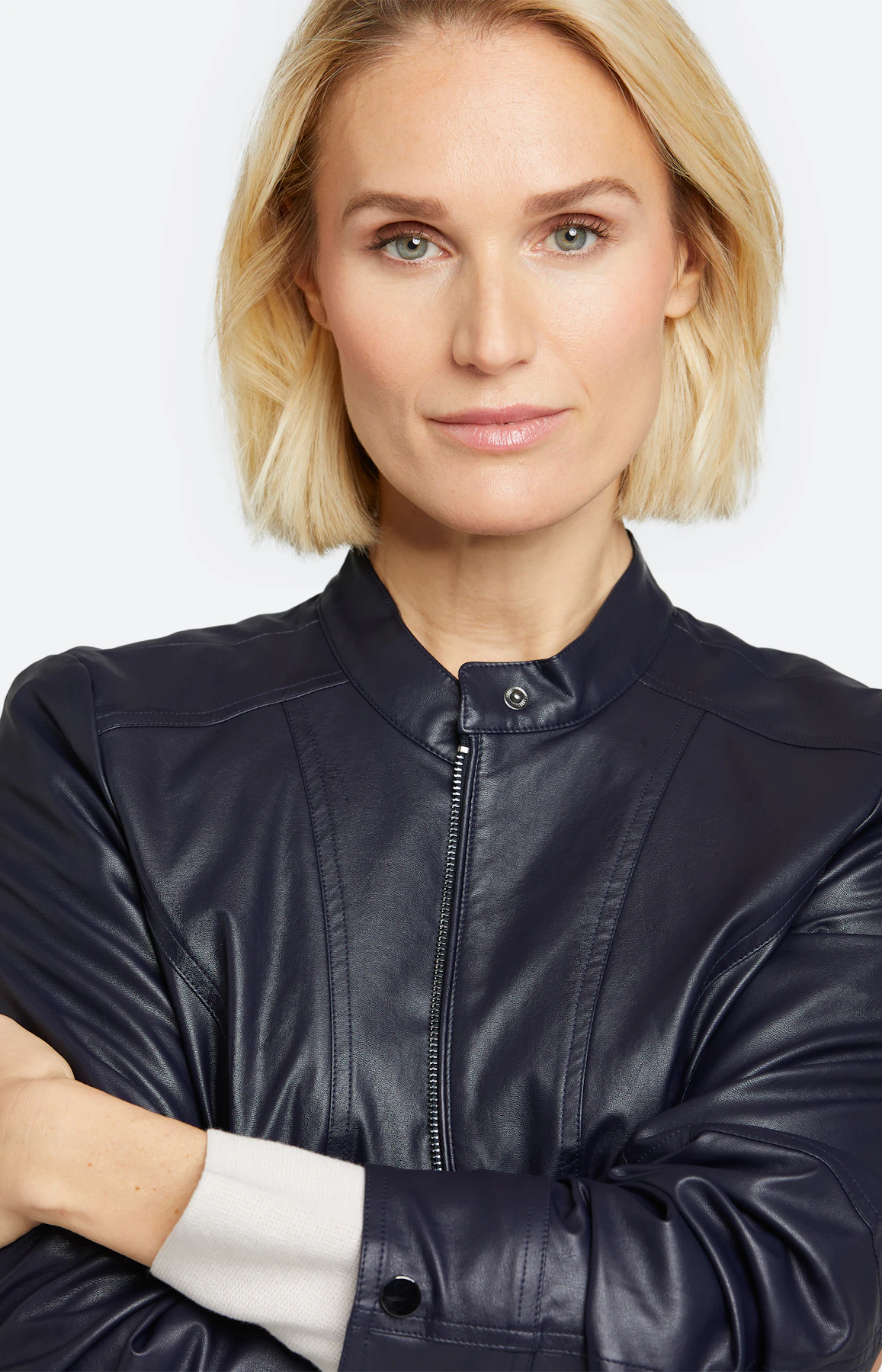 Jacke aus Kunstleder