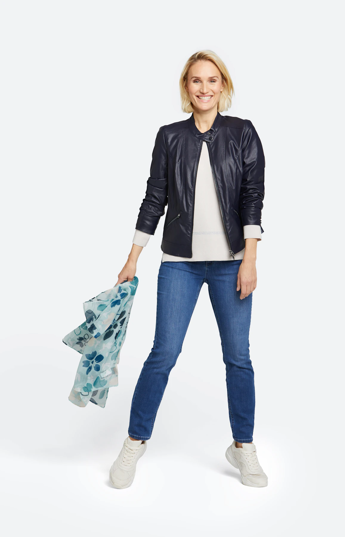 Jacke aus Kunstleder