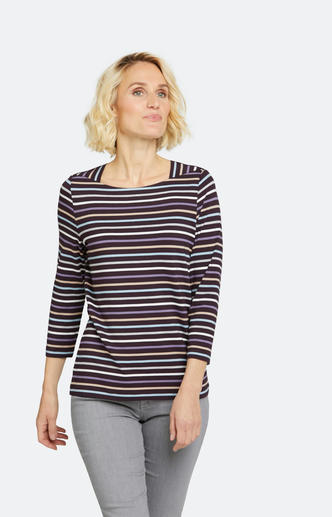 T-Shirt mit 3/4 Ärmel