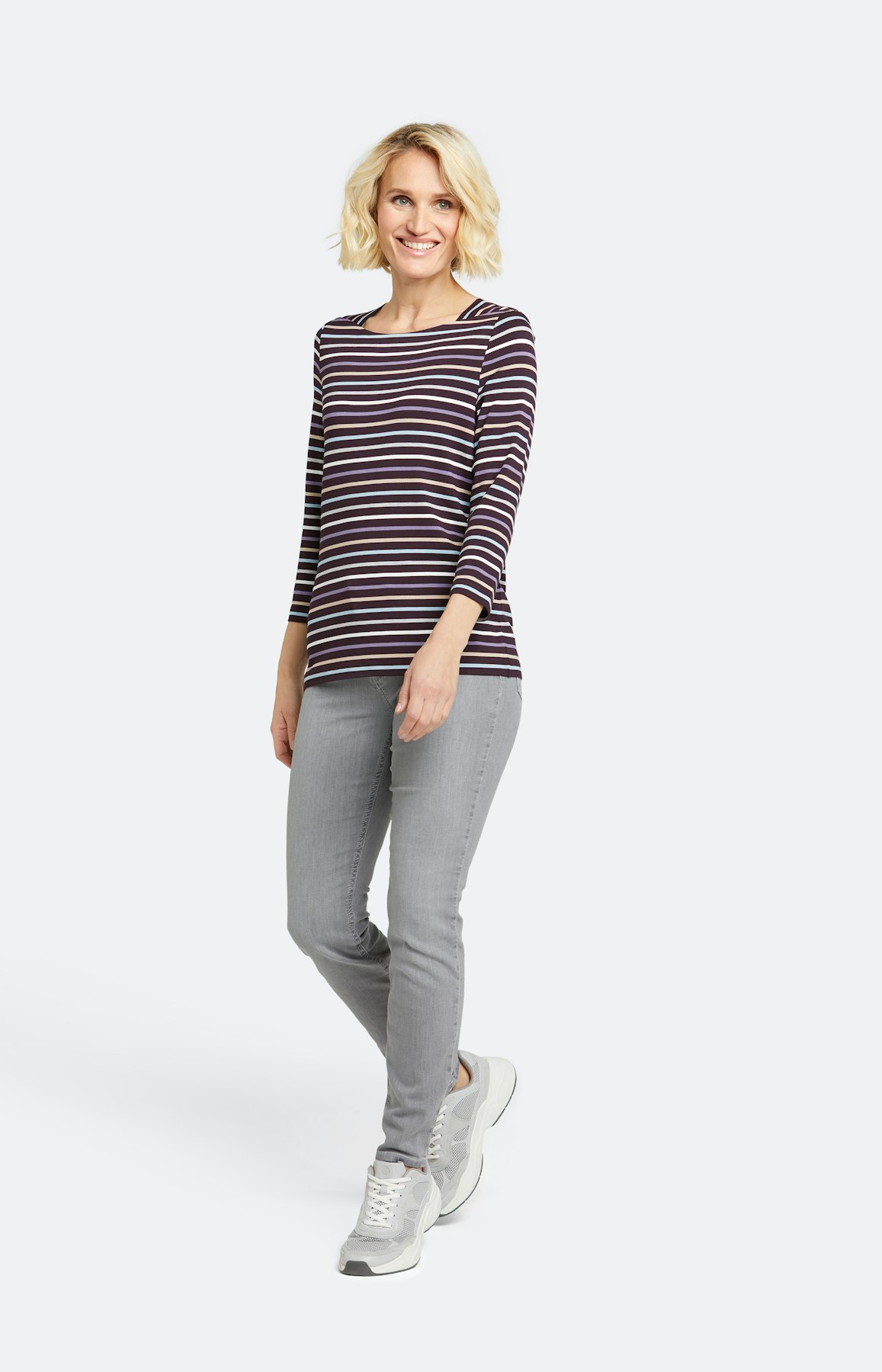 T-Shirt mit 3/4 Ärmel