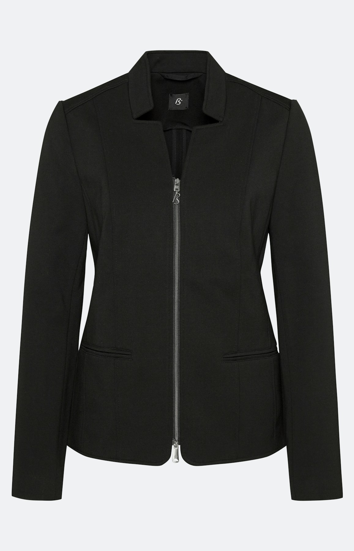 Kurzer Blazer mit Reißverschluss