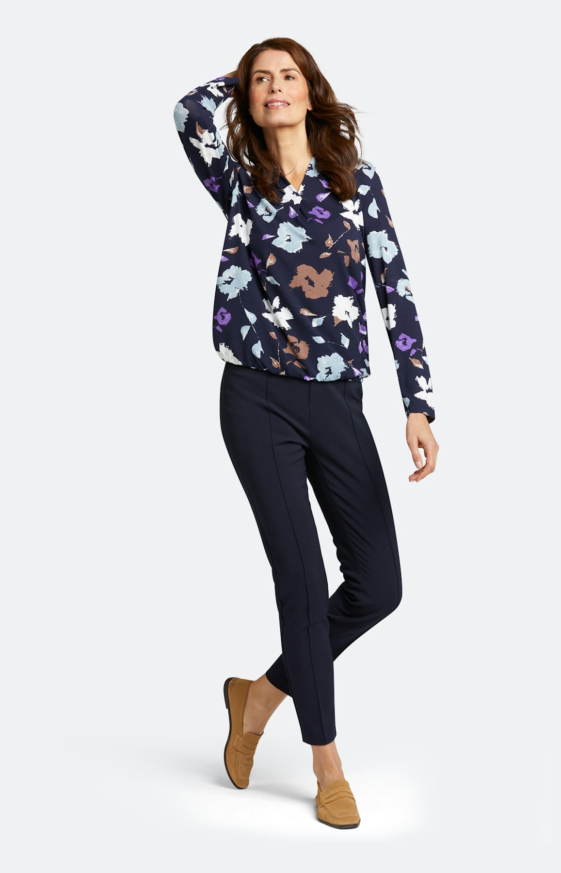 Hose mit schmalem Bein