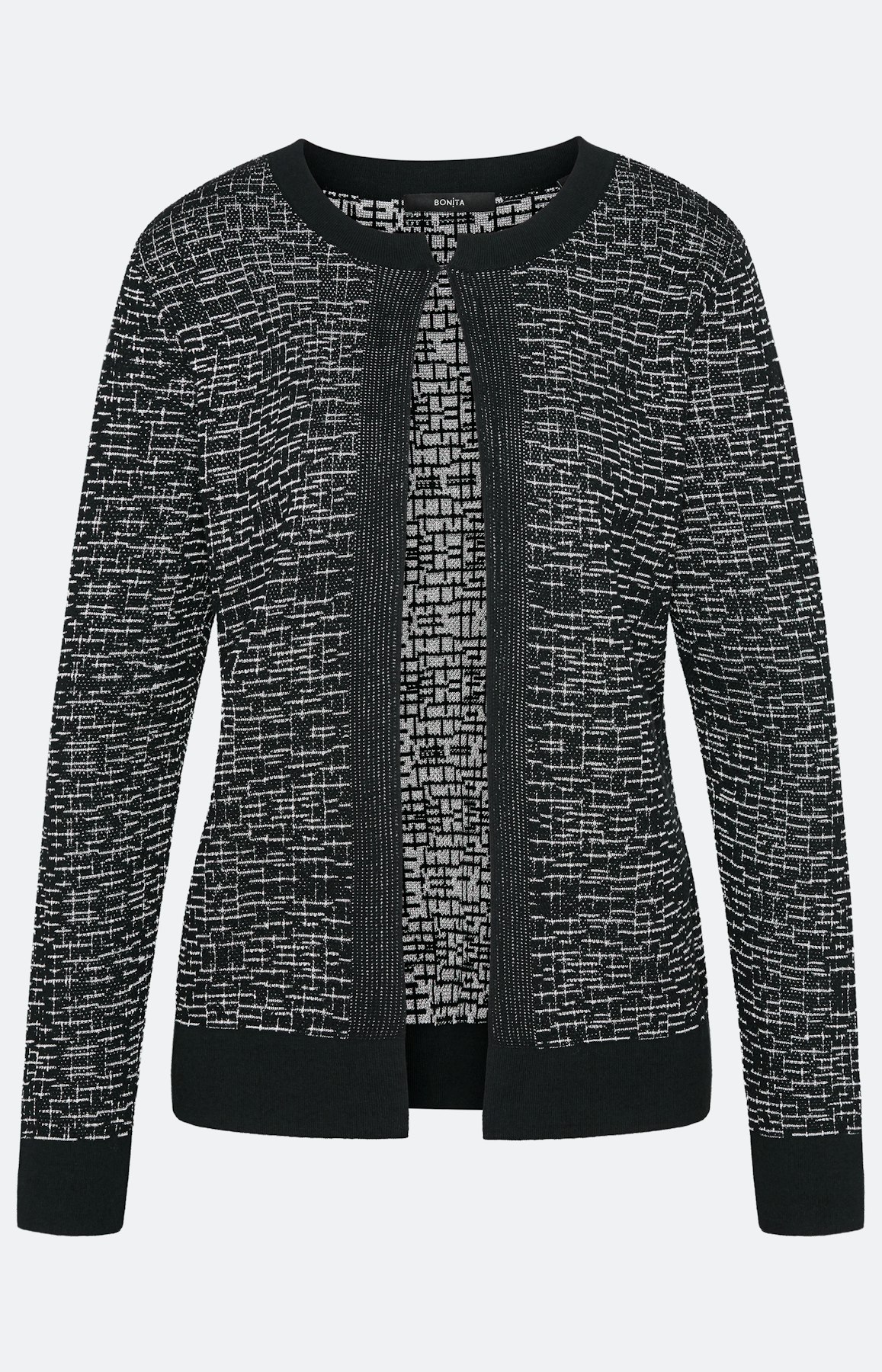 Strick-Cardigan mit Struktur