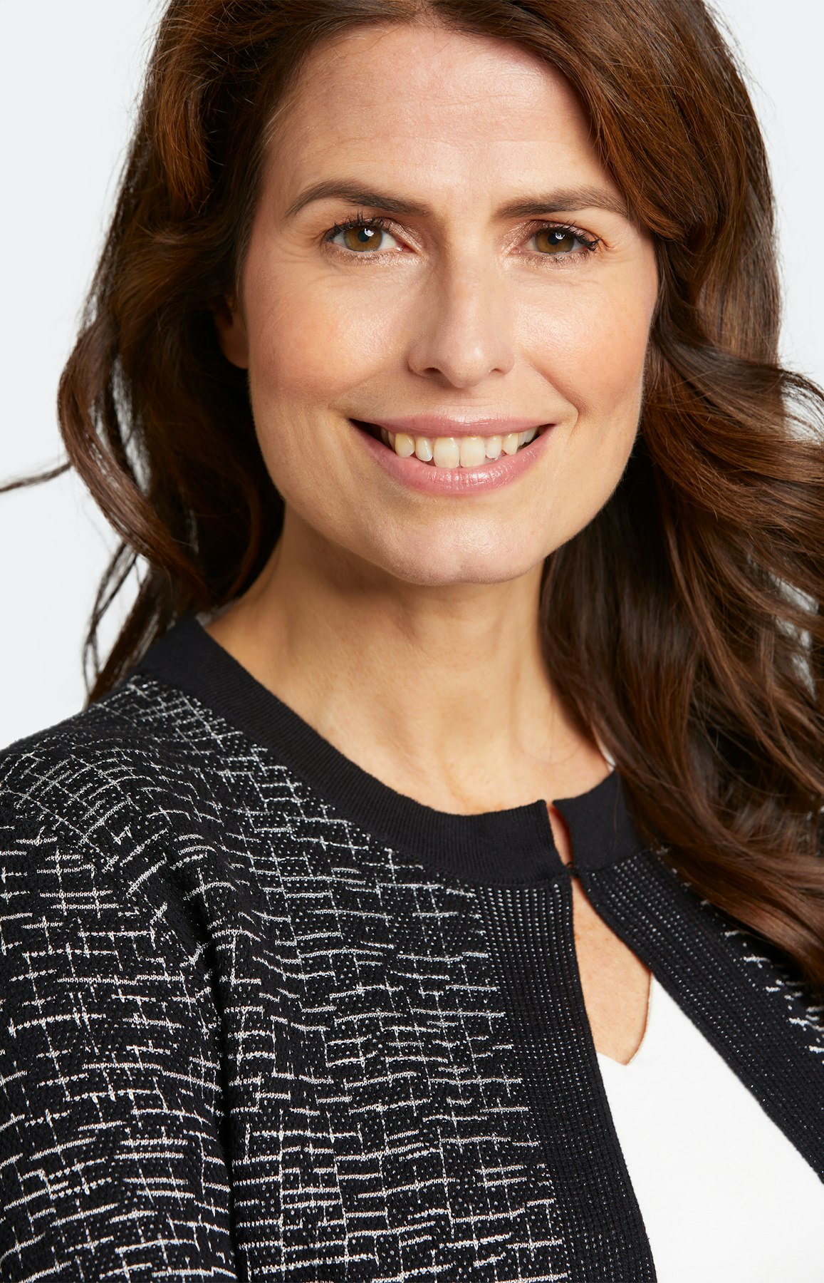 Strick-Cardigan mit Struktur