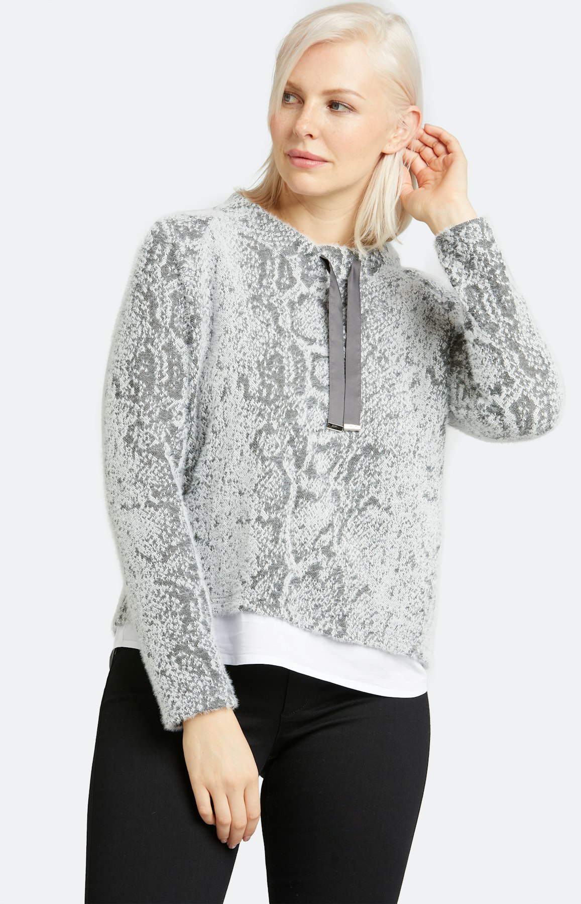 2in1 Sweatshirt mit langem Arm