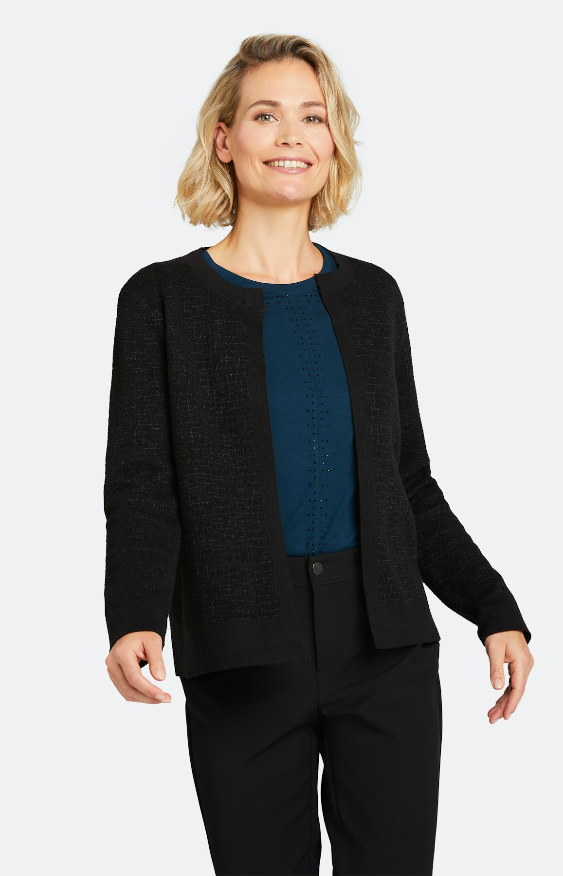 Strickjacke mit langem Arm