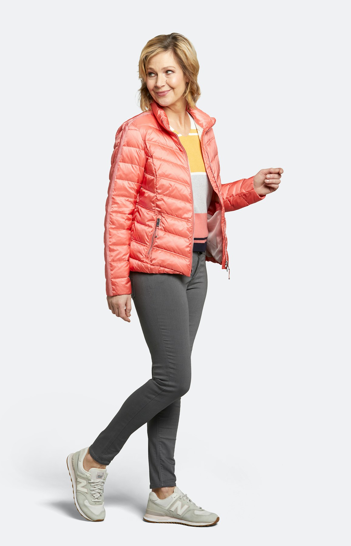 Steppjacke mit Stehkragen