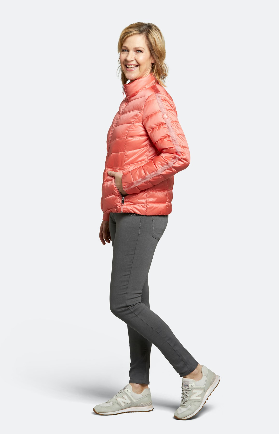 Steppjacke mit Stehkragen