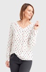 Bluse mit Allover-Muster