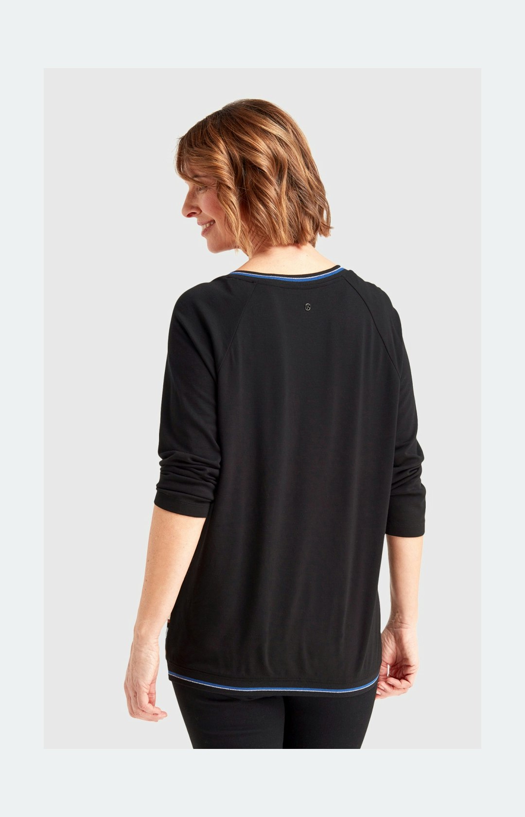 3/4 Arm-Shirt mit Muster