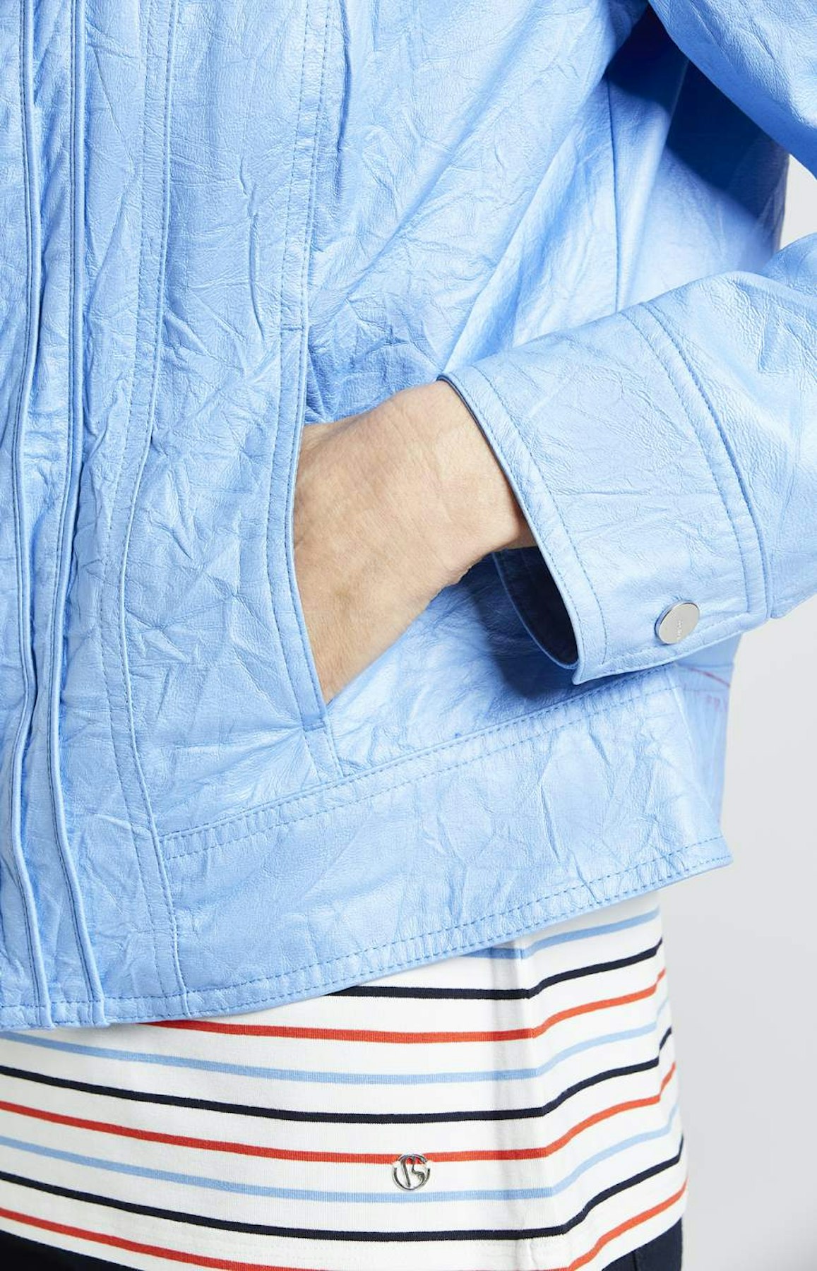 Jacke aus Kunstleder