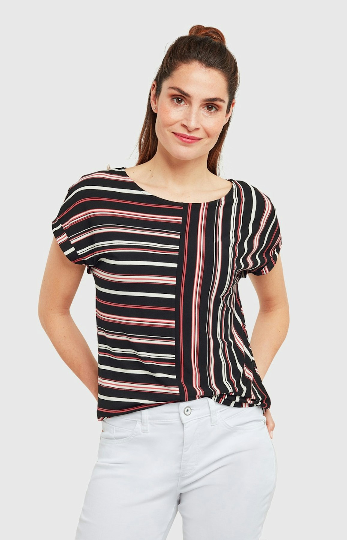 T-Shirt mit Streifenmuster