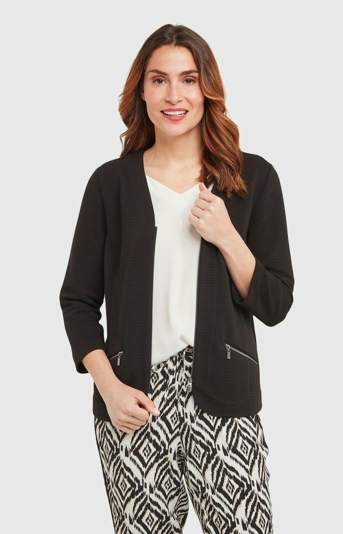 Blazer mit Reißverschluss