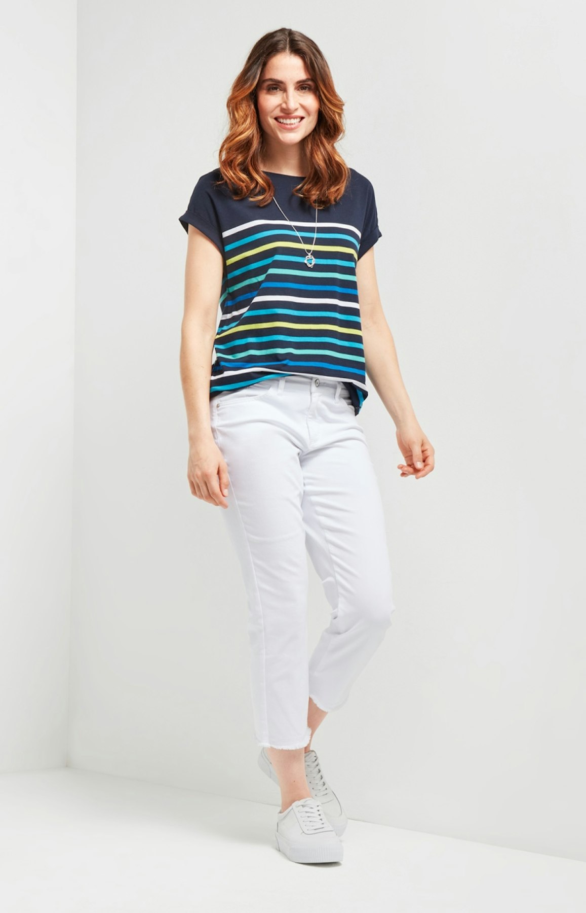 T-Shirt mit Streifenmuster