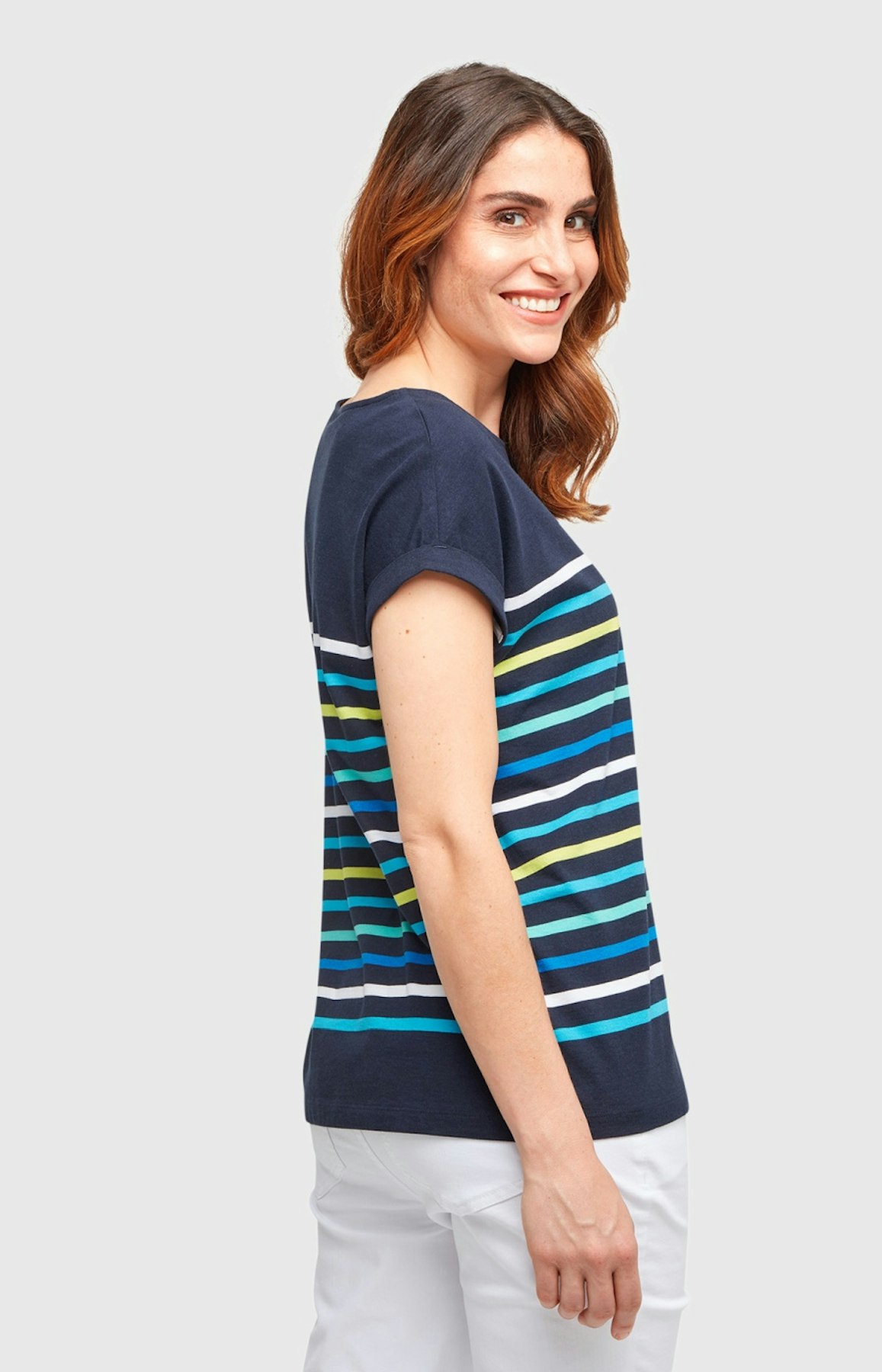 T-Shirt mit Streifenmuster