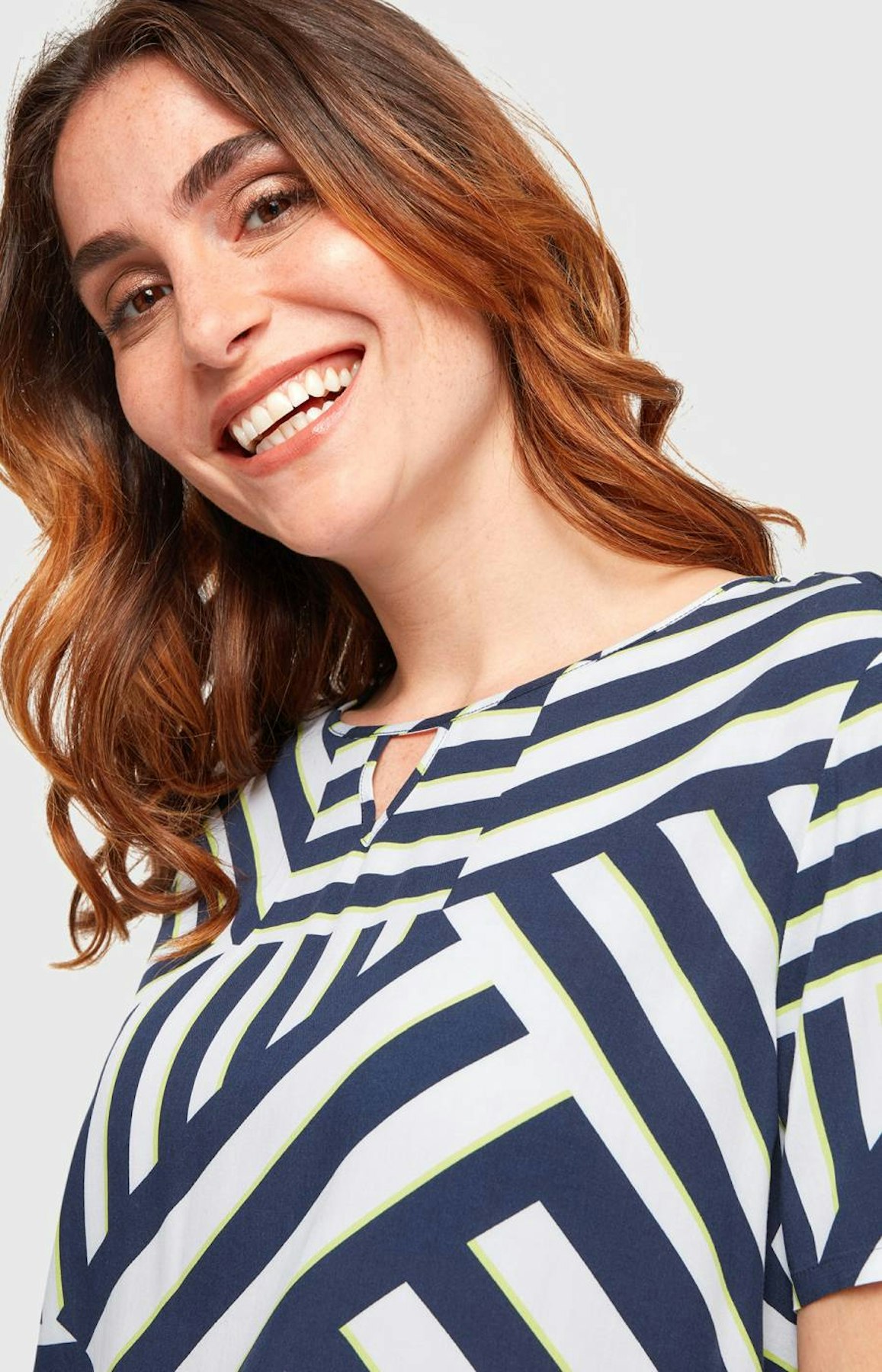 Bluse mit Allover-Muster